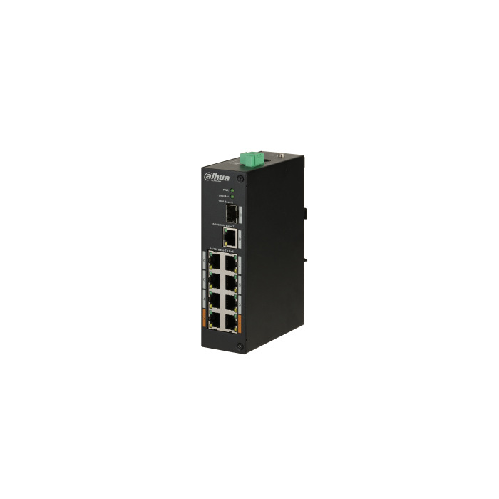 BIZDAHPFS31108ET96-Dahua_PoE_switch_-_PFS3110-8ET-96_8x_100Mbps_PoE_96W_1x_1Gbps_1_SFP_53VDC-i270603