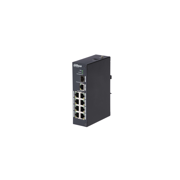 BIZDAHPFS31108T-Dahua_switch_-_PFS3110-8T_8x_100Mbps_1x_1Gbps_1x_SFP_L2_ipari_kivitel_12VDC-i305886